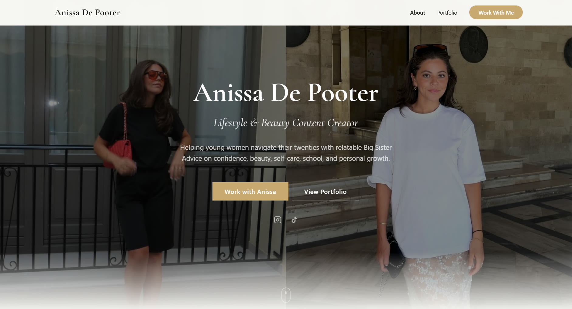 Anissa De Pooter website